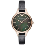 Emporio Armani Ar11056 Ladies Aurora Black Watch