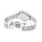 Emporio Armani Ar11170 Ladies Silver White Marble Watch