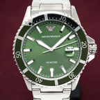 Emporio Armani Ar11338 Men S Diver Steel Watch