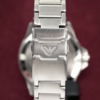 Emporio Armani Ar11339 Men S Diver Steel Blue Watch