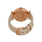 Emporio Armani Ar1681 Ladies Rose Gold Cream Watch