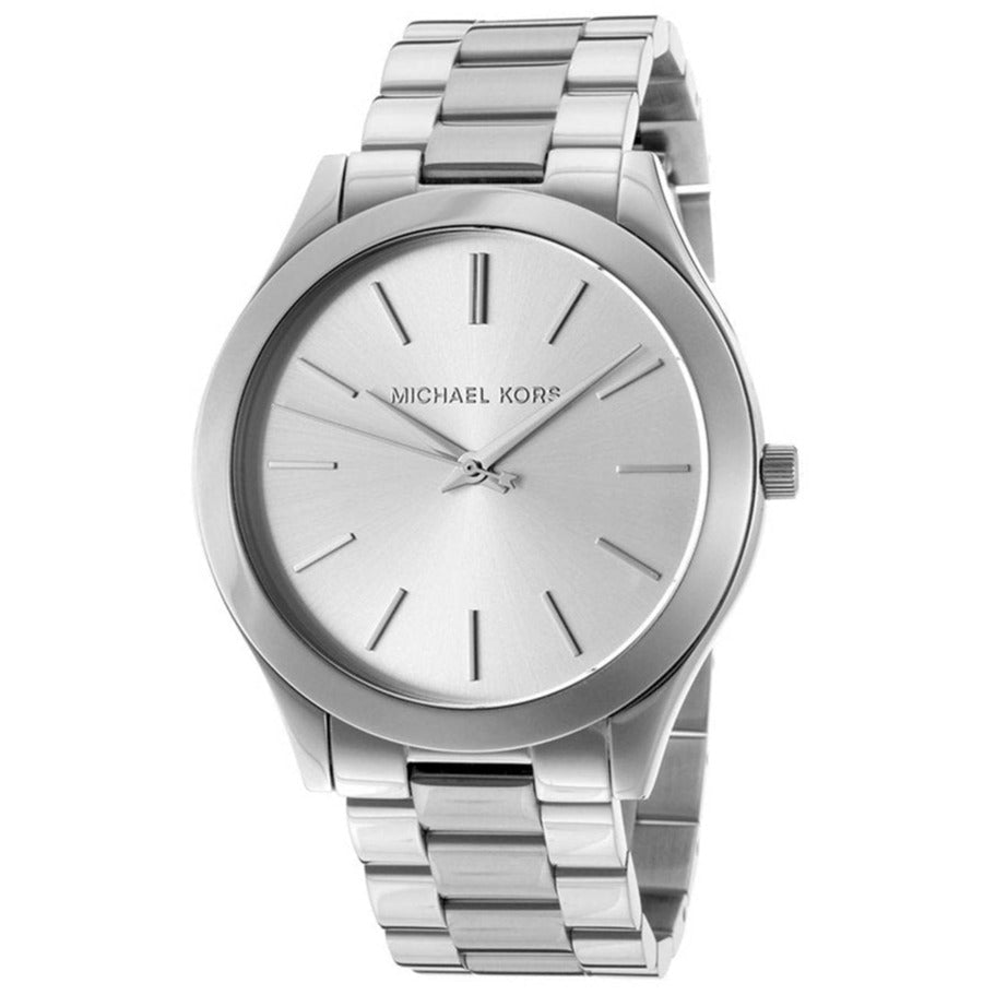 Michael Kors Mk3178 Ladies Slim Runway Silver Watch