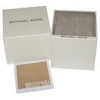 Michael Kors Mk3435 Ladies Slim Runway Gold Green Watch