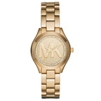 Michael Kors Mk3477 Ladies Mini Slim Runway Yellow Gold Watch