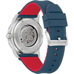 Bulova Marine Star Auto Mens Blue Watch 98A282