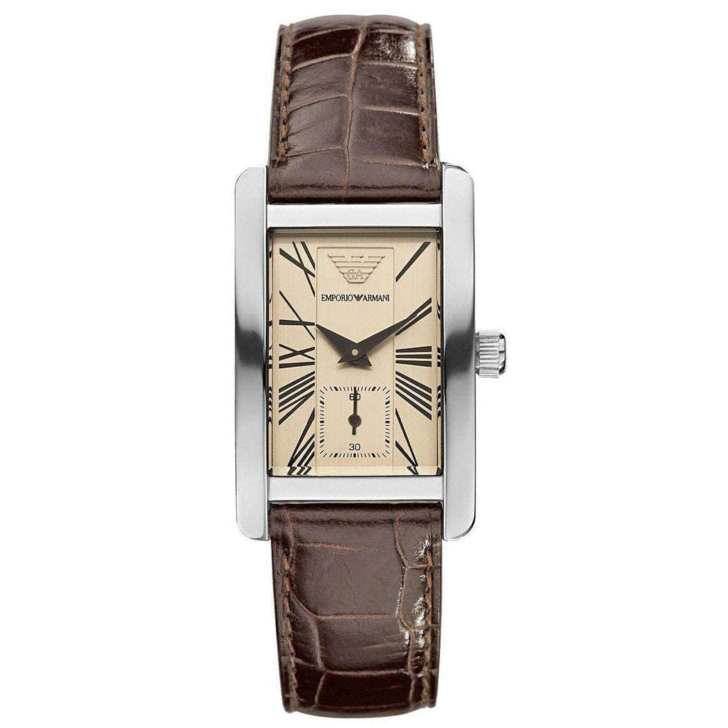 Emporio Armani Ar0154 Men S Classic Brown Watch