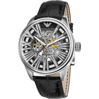 Emporio Armani Ar4629 Men S Automatic Meccanico Skeleton Watch