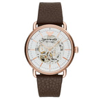 Emporio Armani Ar60027 Men S Automatic Meccanico Skeleton Watch