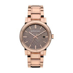 Burberry Ladies Watch The City Rose Gold Pvd Bu9005