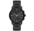 Burberry Mens Watch Chronograph The City Black Pvd Bu9354