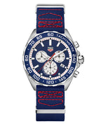 Tag Heuer Formula 1 Redbull Edition Chronograph Blue Dial Blue Nato Strap Watch For Men Caz1018 Fc8213