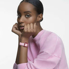 Swarovski Watch Lucent With Silicone Strap Pink 5624373