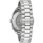 Bulova Lunar Pilot Chrono Mens Silver Watch 96k111