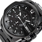 Diesel Dz4283 Men S Chronograph Mega Chief Black Pvd Watch