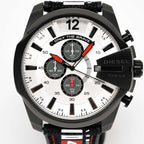 Diesel Dz4512 Men S Chronograph Mega Chief Black Grey Watch