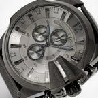 Diesel Dz4527 Men S Chronograph Mega Chief Gunmetal Mesh Watch