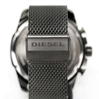 Diesel Dz4527 Men S Chronograph Mega Chief Gunmetal Mesh Watch