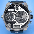 Diesel DZ7125 Men's Chronograph Big Daddy Silver Black Watch