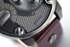 Diesel DZ7258 Men's Chronograph Little Daddy Gun Metal Brown Watch