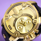 Diesel Dz7363 Men S Chronograph Little Daddy Gold Watch