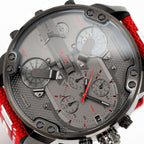 Diesel Dz7423 Men S Chronograph Mr Daddy 2 0 Red Watch