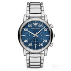 Emporio Armani Ar11132 Men S Luigi Silver Chronograph Watch