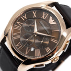 Emporio Armani Ar1701 Men S Chronograph Rose Gold Pvd Watch