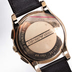Emporio Armani Ar1701 Men S Chronograph Rose Gold Pvd Watch