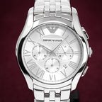 Emporio Armani Ar1702 Men S Valente Chronograph Steel Watch