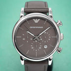 Emporio Armani Ar1734 Men S Luigi Chronograph Brown Watch