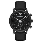 Emporio Armani Ar1970 Men S Luigi Black Chronograph Watch