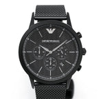 Emporio Armani Ar2498 Men S Chronograph Watch Black Pvd