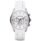 Emporio Armani Ar5859 Men S Chronograph Tazio White Watch