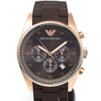 Emporio Armani Ar5891 Ladies Chronograph Brown Watch