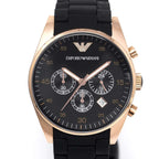 Emporio Armani Ar5906 Ladies Sportivo Chronograph Rose Gold Pvd Watch
