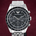 Emporio Armani Ar5988 Men S Tazio Chronograph Steel Watch