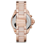 Michael Kors Mk6096 Ladies Wren Rose Gold Chronograph Watch