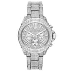 Michael Kors Mk6317 Ladies Silver Wren Chronograph Watch