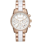 Michael Kors Mk6324 Ladies Ritz Two Tone Rose Gold Watch