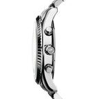 Michael Kors Mk8405 Men S Lexington Chronograph Silver Watch