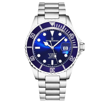 Revue Thommen 17571.2128 Men's Blue Dial Diver Watch – Swiss Automatic, 300M Water Resistant