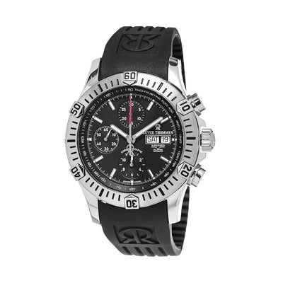 Revue Thommen 16071.6839 Airspeed XLarge Chronograph Black Dial Swiss Automatic Watch