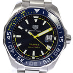 Tag Heuer Aquaracer Caliber 5 Match Timer Shinji Kagawa Edition Blue Dial Silver Steel Strap Watch For Men WAY201H BA0927