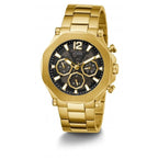 Guess Watches Gents Edge Stainless Steel Gold Watch Gw0539g2