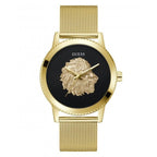Guess Watches Gents Monarch Gold Tone Watch Gw0702g1