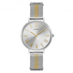 Guess Watches Guess Ladies Silver Two Tone Mesh Bracelet Watch W1155l1