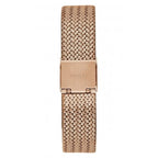 Guess Watches Ladies Soiree Stainless Steel Mesh Rose Gold Watch Gw0402l3
