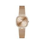 Guess Watches Tapestry Ladies Trend Rose Gold Stainless Steel Watch Gw0354l3