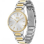 Hugo Boss Womens 1502568 Signature Two Tone Stainless Steel Analog Watch