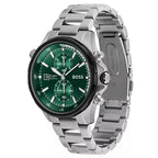 Hugo Boss Mens 1513930 Chronograph Stainless Steel Watch With Green Dial